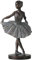Grace4Joy Vineyard Carvings Ballerina Tanzendes Mädchen Figur (Bronze-Dancing)