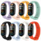 CHANRASI 8 pièces Bracelet compatible avec Xiaomi Mi Band 10/Mi Band 9/Xiaomi Mi Band 8,bracelets de sport en silicone souple pour Xiaomi Mi Band 10/9/8 hommes femmes