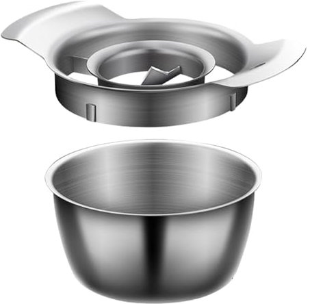 Gvblkq Pomegranate Peeling Tool Set, Stainless Steel Pomegranate Peeler with Bowl, Easy Removal Kitchen Gadget, Pomegranate Seed Removal and Meat Knocking, Pomegranate Peeler for Pomegranate Lovers