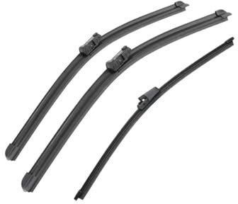 Limpiaparabrisas Coche para Seat para Ibiza 2018 2019 2020 Escobillas De Limpiaparabrisas Delanteras Y Traseras Accesorios para Automóviles 26+17+13 Limpiaparabrisas