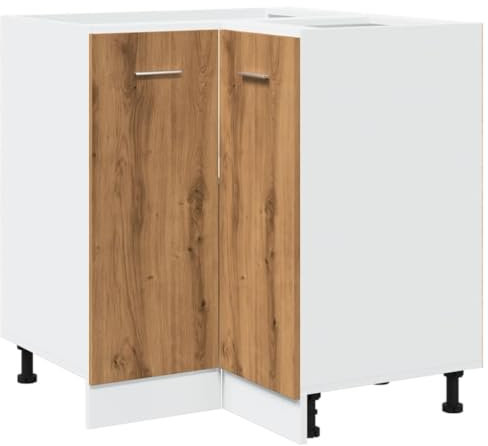 vidaXL Küchenschrank Lyon Artisan-Eiche 75,5x75,5x81,5 cm Holzwerkstoff