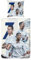 Hsewudwsd Fußball Star Charakter Mikrofaser 135x200cm Bettbezug Mit Reißverschluss Und 80x80cm Kissenbezug Bettwäsche Set