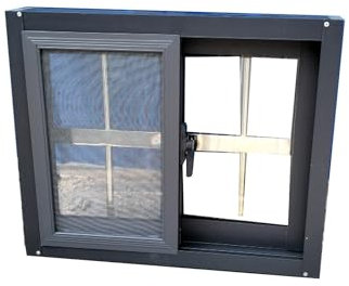 Sostituzione delle finestre di casa, piccole finestre con porte scorrevoli a vasistas orizzontali for capannoni/rimorchi da carico/camper/fienile/loft/casa mobile, finestre del seminterrato - Montaggi