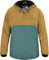 normani Wasserdichter Windbreaker mit Fleecefutter bis -20°C Winter-Anorak gefüttert für Damen und Herren von S-4XL - 11.000 mm Wassersäule Farbe Gelb/Grün Größe XL/54