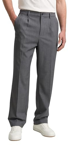 TOM TAILOR Denim Herren TTLoose Chino Hose mit Bügelfalte