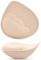 KSang Cuscinetti per reggiseno super spessi, per push-up, per migliorare il seno, aggiungere 1-2 coppe per abiti da donna, costumi da bagno, sport, Beige, C/D