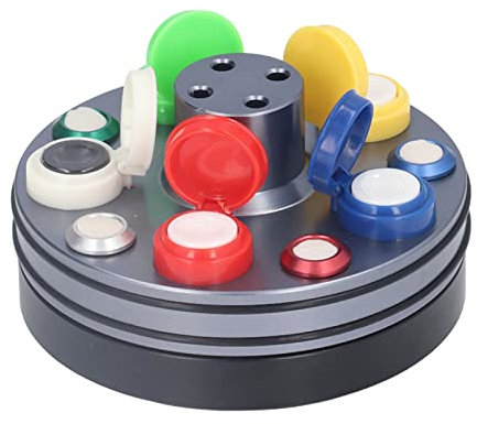 Professional Circuity Five Oil Dip Cup Metal Turntable Watch Repair Tool