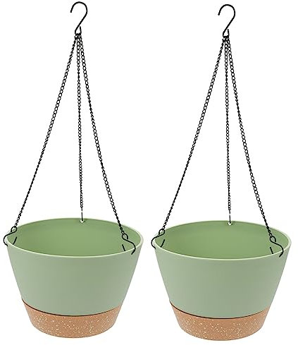 TOYANDONA 2Pezzi Vasi Piante Sospesi Per Balcone Contenitori Per Appendere Per Piante Da Ed Esterno