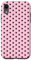 Pink and Maroon Polka Dot Vintage Boho Aesthetic Cute Girly Case for iPhone XR