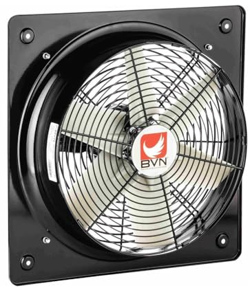 Ventilatore assiale industriale in metallo per parete e finestra, varie dimensioni B6PA (500)