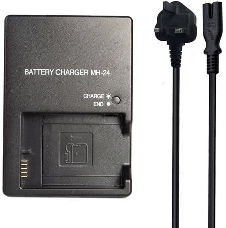 OCOIXINH MH-24 Charger for EN-EL14 EN-EL14a Battery Compatible with Nikon | D3100, D3200, D3300, D3500, D3400, D5100, D5600, D5200, D5300, D5500, Coolpix P7000, P7100, P7200, P7700, P7800