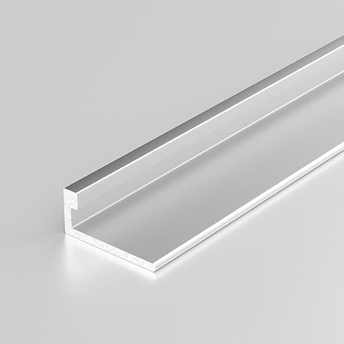 Coayuou Übergangsleiste 90cm* 3 Stück Abschlussleiste Fliesen Witterungsbeständig & Rostfrei Abschlussprofil Edelstahl Einfach Zuschneidbar Für Stilvolle Fliesenabschlüsse Im Wohnbereich(Silber,18mm)