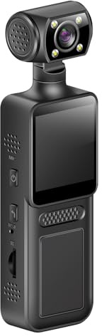 XAGMODSHN 4K Sport Indossabile Fotocamera 180 Gradi Viaggio Bike Driver Recorder Pocket Per Moto Tasca Palmare
