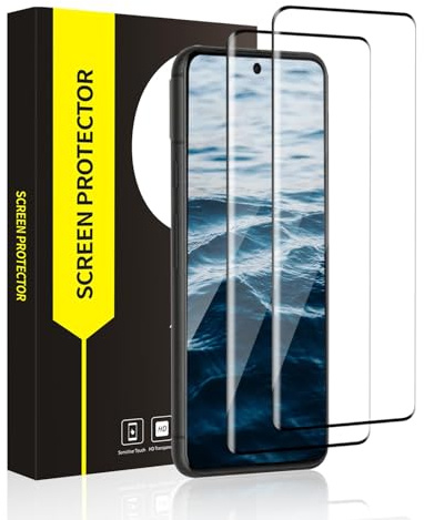 Cable Leader 2 Stück Google Pixel 8 Pro 5G Schutzfolie, 3D-Volle Bedeckung Kratzfest Google Pixel 8 Pro Panzer Schutz Glas, HD-Klar Bläschenfrei Pixel 8 Pro 5G Folie