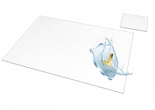 Beautex transparentes Tischset Platzset Tischschutz, abwischbar, mattiert