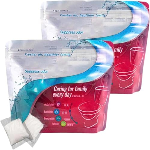 Giwnuq Polvo Absorbente de Orina 30 Piezas Polvo Desodorante de Orina | Neutralizador de olores, gel absorbente de orina, solidificante líquido para viajes, mochileros, senderismo