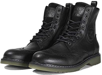 John Doe Motorradschuh Sixty | XTM| Threepoint Protection | Lederstiefel aus Rindsleder | Rutschfeste Sohle