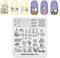 KADS Nail Art Image Stamping Plates DIY Manicure Template Easter Image Plate for Nail (FE015)