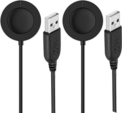 VFAN Charger Dock Cable for Fossil Gen 4 Explorist HR/Venture HR/Sport (Black)