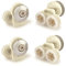 4 x Shower Door Rollers Suits Some DIY Store Models 19MM V Groove Wheel