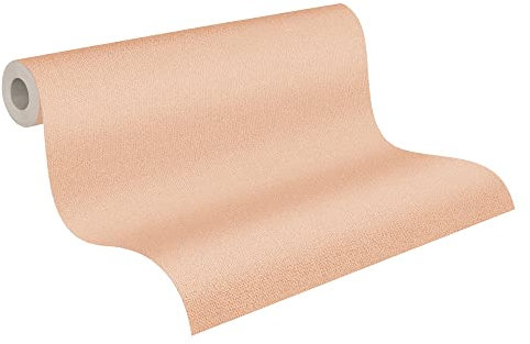A.S. Création Attractive 2 390395 Papier peint intissé Motif saumon Orange 10,05 m x 0,53 m Fabriqué en Allemagne