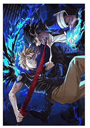 My Hero Academia All The Characters Poster - Leinwand für Schlafzimmer, Büro, Sport Landschaft - Zimmer Dekor Geschenk - Unframe Stil 30 x 45 cm
