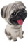 Abaodam Bommel-hundeverzierung Mini-tierfigur Auto Innenverzierung Auto-Rock-Kopf-Hund Märchengarten Miniaturen Hundestatue Aus Harz Simulation Schüttelkopfhund Hund Aus Harz Kind Boutique