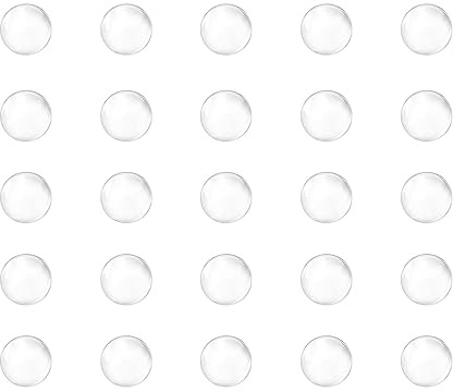 QUARKZMAN 250pz Vetro Sfera Bollente Pietre 6mm Soda Lime Vetro Perle per Bottiglia Scuotere Mischiare, Trasparente