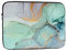 AABSTBFM Colourful Marble Printed Laptop Sleeve For 13 Inch Laptops, Shockproof Oxford Fabric Laptop Protective Case, Ideal For Daily Use, Travel, Business, School, Office