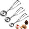 Juego de Cucharas Dosificadoras para Galletas, 1 cucharada/2 cucharadas/3 cucharadas, 3 piezas, para hornear