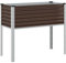 vidaXL Pflanzkübel Braun 100x41x90 cm Stahl, Pflanzgefäß, Tomaten Pflanzkübel, Kräuterbeet, Blumenkasten, Pflanzkasten, Garten Pflanzkübel