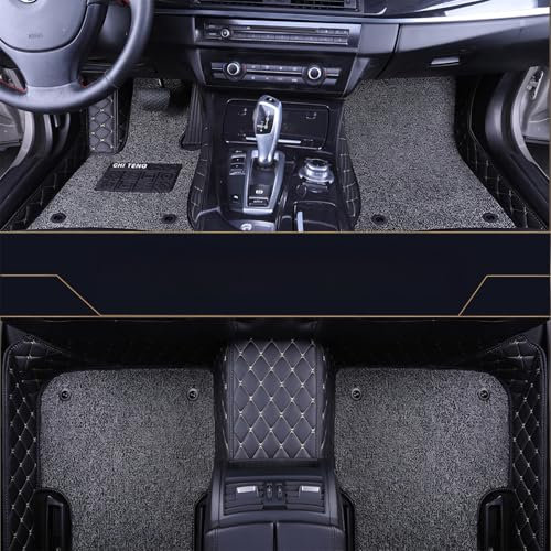 ZSYYDS Automatte für Audi A5 (4door) 2007-2016,rutschfeste Auto FußMatten,Autoteppich passend,Wasserfest Autofußmatten-Set,I