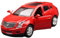 SYYANFEI Auto Modell Mini-Fahrzeuge Spielzeug 1/43 Cadillac SRX SUV Druckguss Metall Spielzeugauto Modell Fahrzeug Miniatur Erwachsene Jungen Mädchen Geburtstag Ideen Jungen Mädchen Geschen(Rot)
