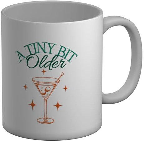 Shopagift A Tini Bit Older Funny Martini Birthday Mug White 11oz Large Ceramic Cup