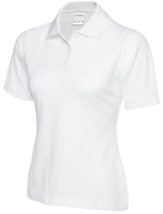 Uneek clothing UC115 - White - 2XL - 180GSM Ladies Polo Shirt