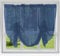 John Aird Voile Tie Blind Curtain Panels 58 Wide x 54 Drop (Navy)