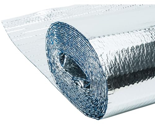 Metallisiertes Isoliermaterial 3 Schichten mit Luftblasen WERKA PRO 8m² (1,25 x 6,4m)