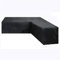 SYLC wasserdichte Abdeckung Für Gartenmöbel L-Form, Schutzhülle Gartenmöbel Abdeckung Für Ecksofa | L Form Lounge Abdeckplane (260x192x82cm)