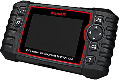 iCarsoft VOL V3.0 Universelles Diagnosegerät für Volvo/SAAB Fahrzeuge OBD2, Schwarz