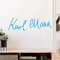 Karl Marx Unterschrift Wandtattoo Wandaufkleber Wall Sticker - Dekoration, Küche, Wohnzimmer, Schlafzimmer, Badezimmer