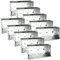 10x Pack 2 Gang Double 35mm Metal Back Box Electrical Socket Switch Recessed Wall Pattress 2G Flush Mount BS EN 60670 5733 UK Standard Brass Earth Screw Galvanised Steel - 10 Pack Multi-Buy