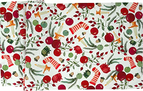 Sander Serie Candle Tischbänder Tischläufer Mitteldecke Tischset, Verschiedene Größen, original, Größe:Mitteldecke 110 x 110 cm