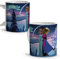 LolaPix Taza Disney. Personalizada con Foto y Nombre. Taza Cerámica. 330 ml. Varios diseños y colores de Interior. Regalos Originales. ELSA Y ANA