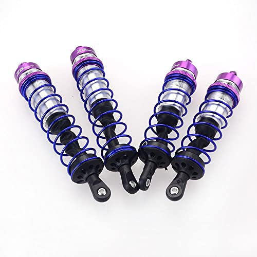 VLIZO 4 Stück 120 mm vorne & amp;143 mm Stoßdämpfer-Dämpfer-Federung hinten for 1/8 JLB HSP EM Racing DHK HPI DF-Modell Truck Buggy Truggy ( Color : Q )