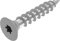 SECCARO Lot de 250 vis à bois pour panneaux d'aggloméré 5 x 25 mm, en acier inoxydable V2A VA A2, filetage complet, TX/six pans creux