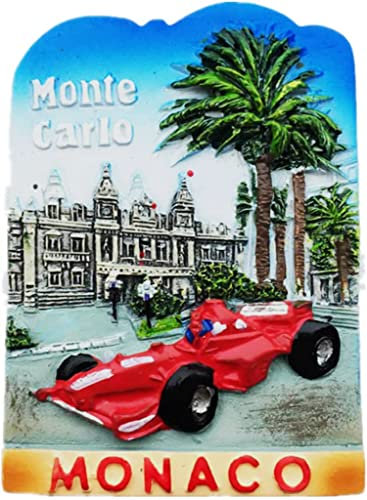 Monte Carlo Monaco Monaco Kühlschrankmagnet Kühlschrankmagnet Dekoration Magnet Aufkleber Souvenir Harz Basteln