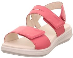 Absatzsandale Leder Ella beige