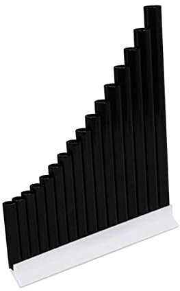 Supvox Panflöte C-tonart Blasinstrument Aus Resin Leichtes Pfeifenset Für Anfänger Schwarze Langlebige Pan Pipes Mit Klarem Melodischem Klang Tragbar Und Benutzerfreundlich