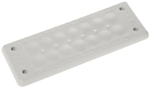 Trelleborg MH-24 F 20-1 Light Grey UL94 V-0 IP65 | TPE | Screw TPE Durchgangsplatte grau, 1 Stück