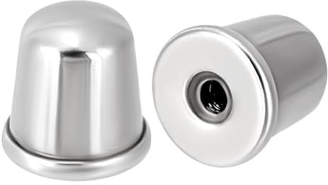 Beebeecraft 1 boîte de 50 fermoirs de Boucles D'Oreilles à Vis en Acier Inoxydable 316L en Métal Argenté pour Oreilles Tombantes et Percées Boucles D'Oreilles Lourdes